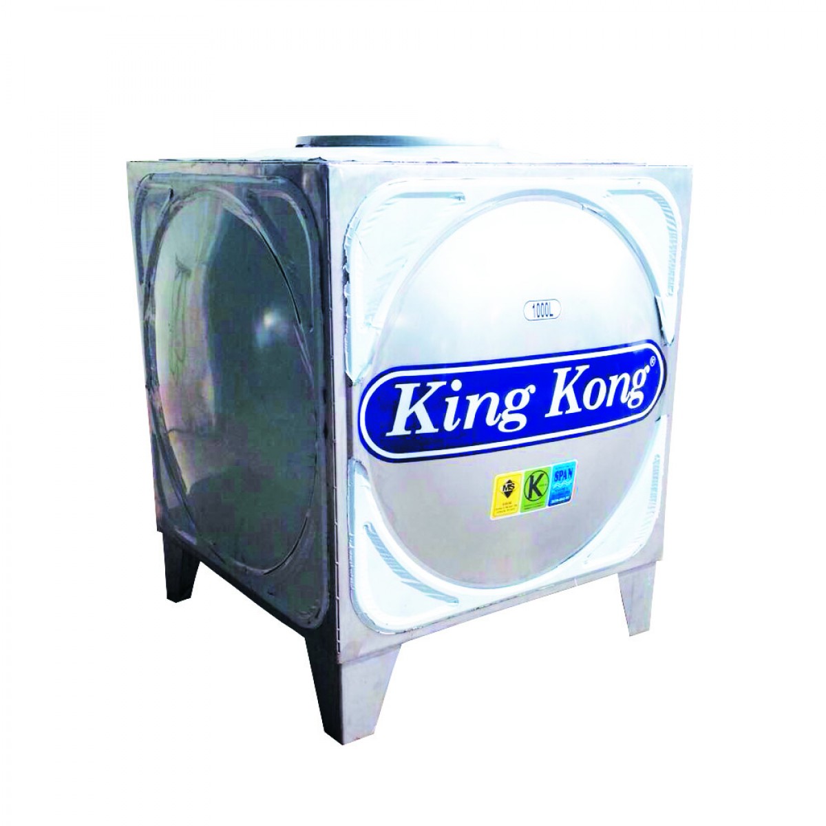 King Kong Sq2400 Stainless Steel Water Tank Square With Stand 24000l5300g 4691